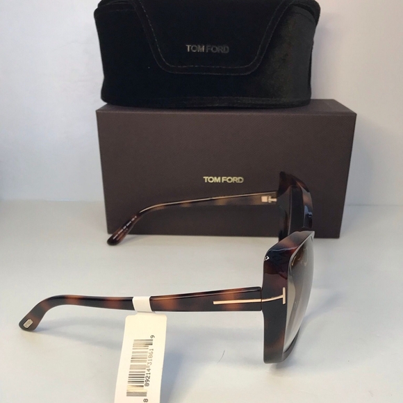 New - 💯 Original TOM FORD FT0943 JASMIN HAVANA SUNGLASSES - Picture 10 of 14